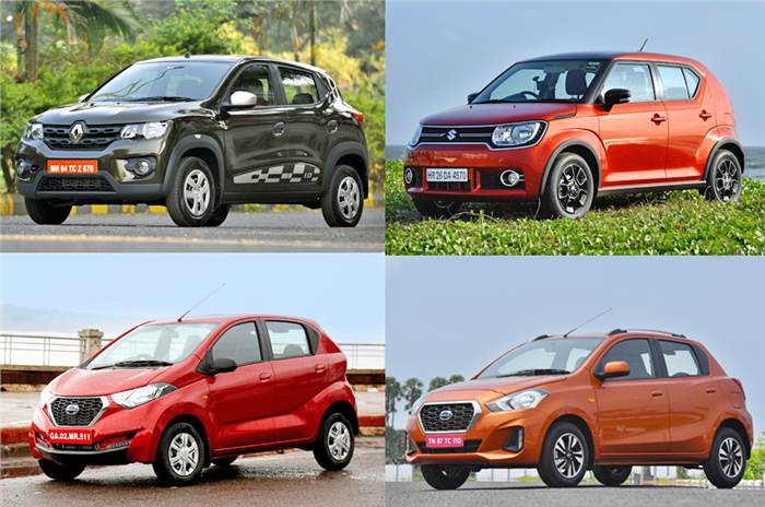 10 lightest cars on sale in India